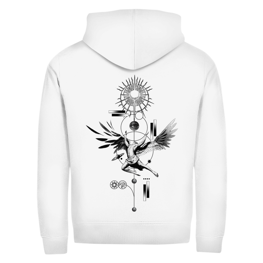 Herren Zipper Hoodie Angel