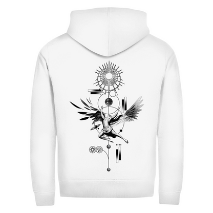 Herren Zipper Hoodie Angel