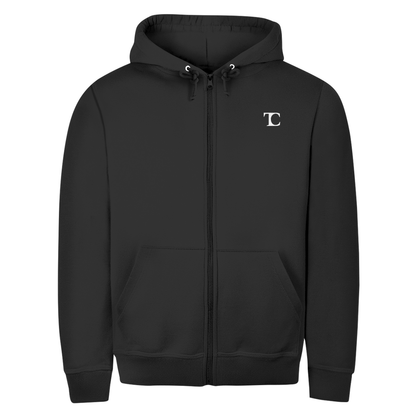 Herren Zipper Hoodie Dark Moth