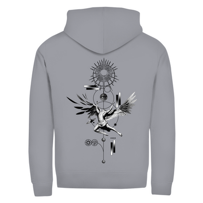 Herren Zipper Hoodie Angel