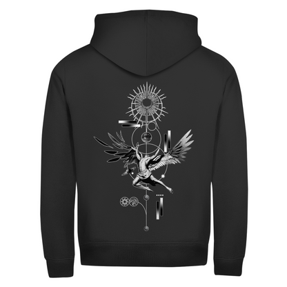 Herren Zipper Hoodie Angel